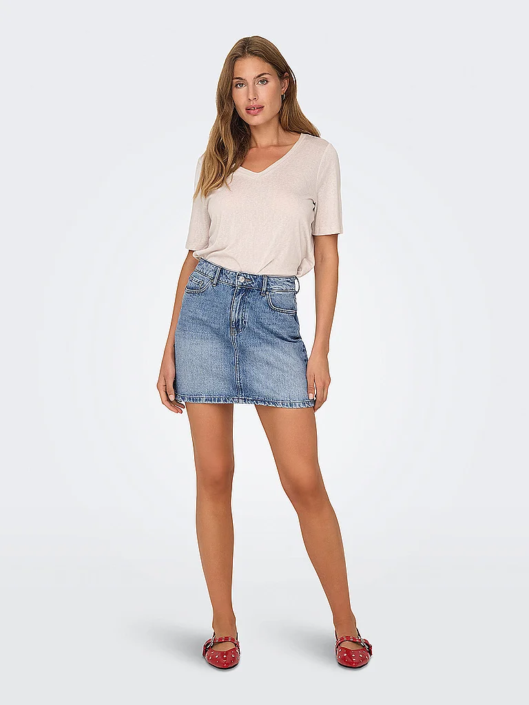 Only Jeansrock Onlstella Hellblau | XS