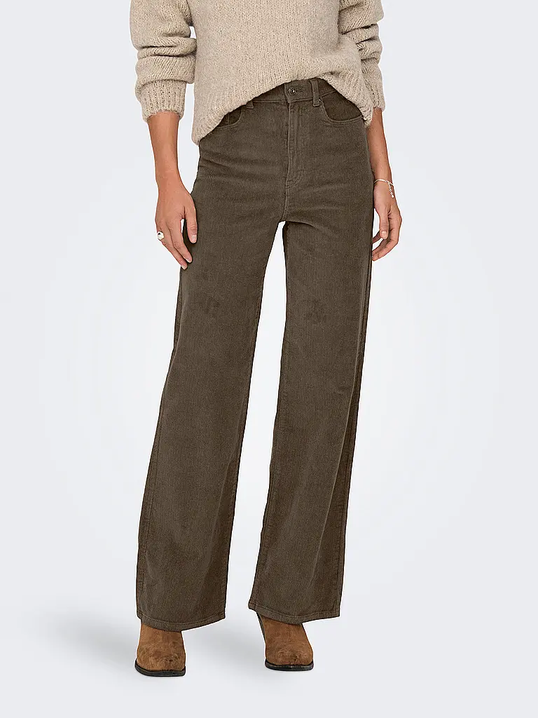 ONLY | Cordhose Wide Leg ONLHOPE | braun