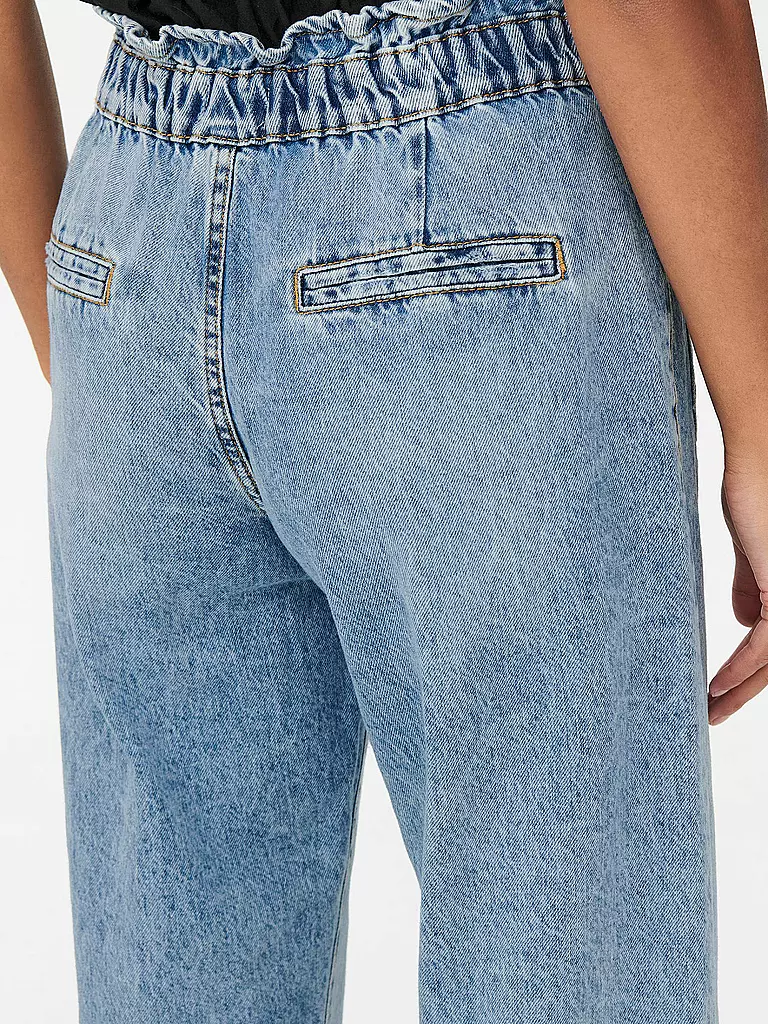 ONLY | Highwaist Jeans Mom Fit | hellblau