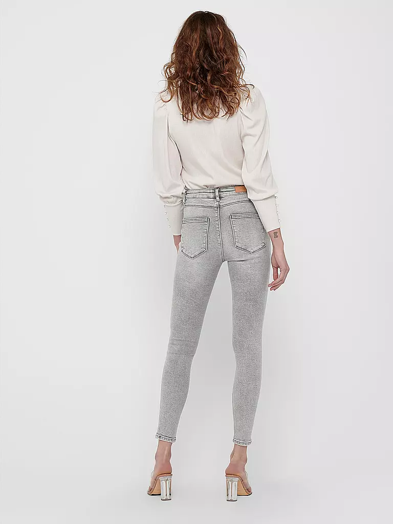 ONLY | Highwaist Jeans Skinny Fit " ONLMILA " | grau