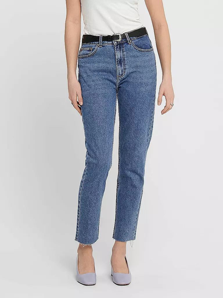 ONLY | Highwaist Jeans Straight Fit ONLEMILY  | blau