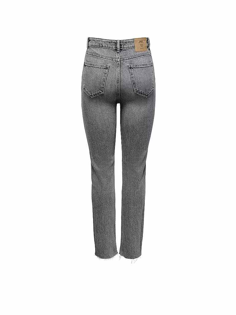 ONLY | Highwaist Jeans Straight Fit ONLEMILY | grau