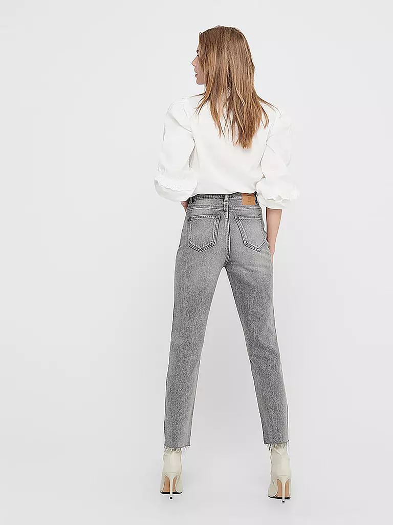 ONLY | Highwaist Jeans Straight Fit ONLEMILY | grau