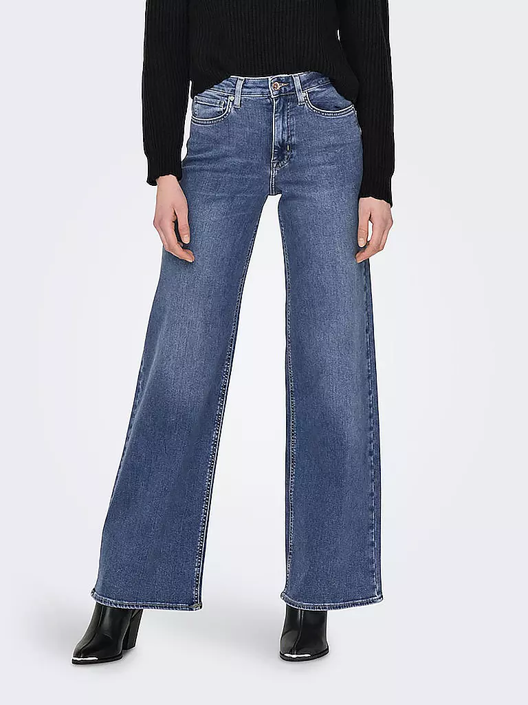 ONLY | Highwaist Jeans Wide Leg ONLMADISON  | blau