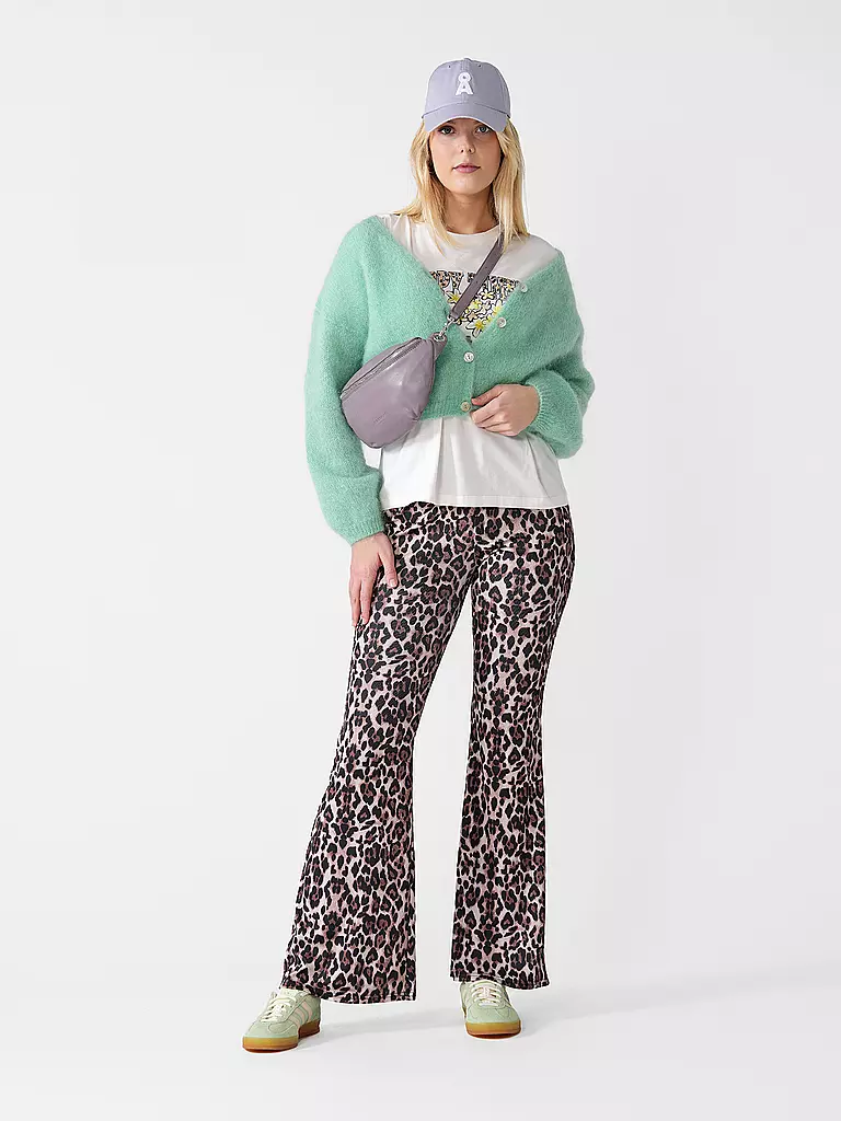 ONLY | Hose Flared Fit ONLANNA RIB | schwarz