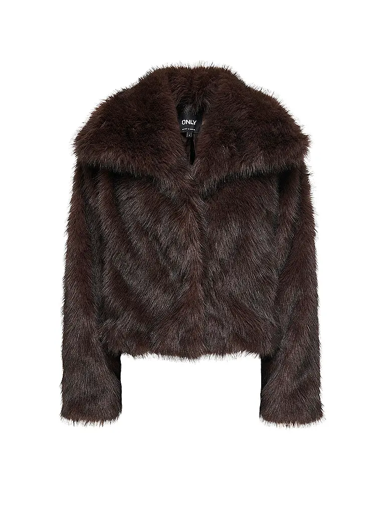 ONLY | Jacke in Felloptik ONLDAWN | braun