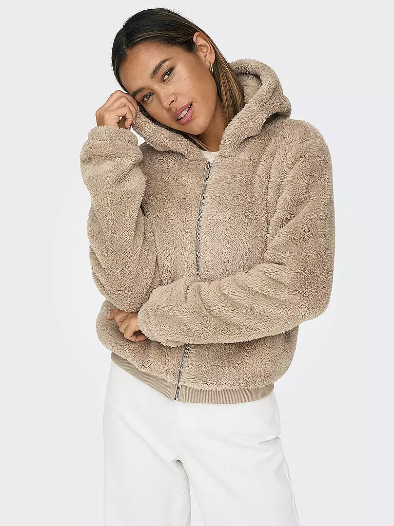 ONLY | Jacke in Felloptik ONLNEWANNA | beige