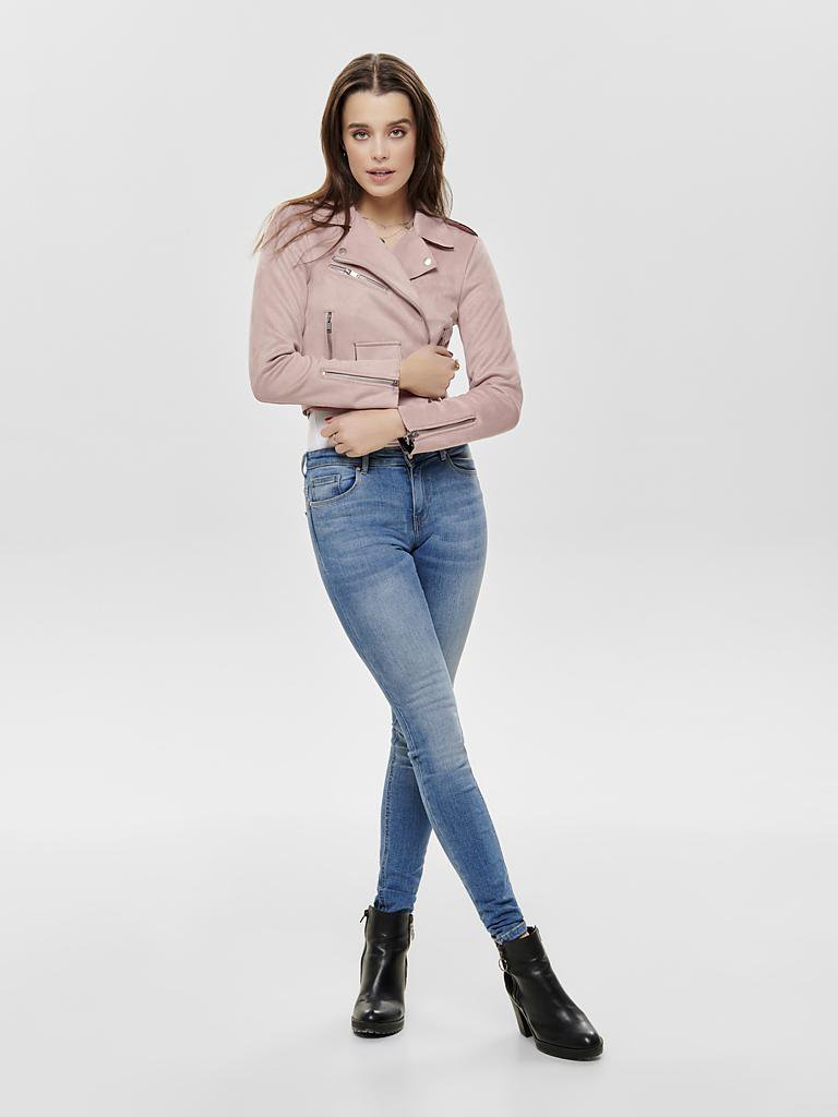 ONLY | Jacke in Lederoptik "ONLSHERRY" | rosa