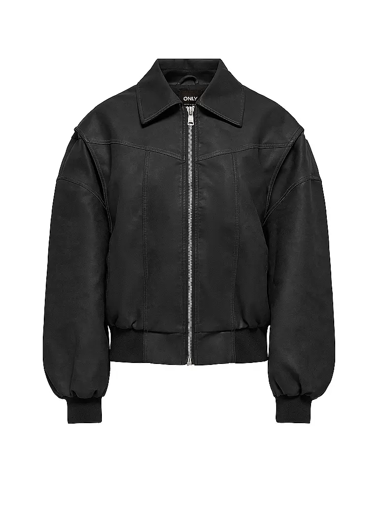 ONLY | Jacke in Lederoptik ONLSABA | schwarz