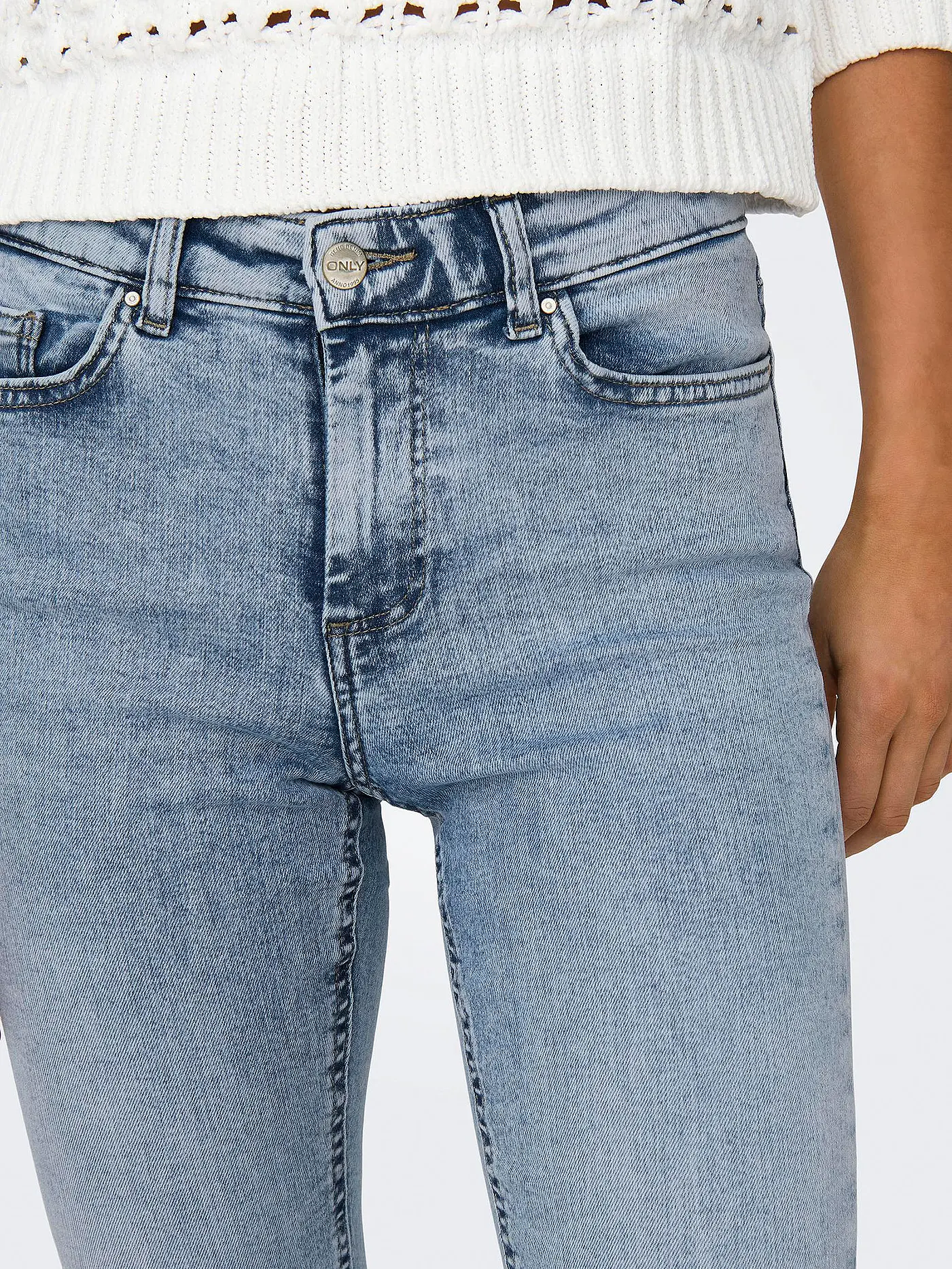 ONLY | Jeans Flared Fit ONLBLUSH | hellblau