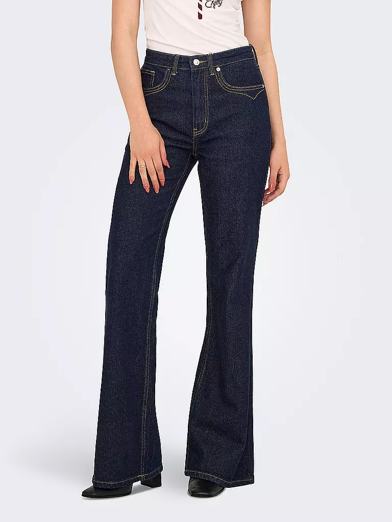 ONLY | Jeans Flared Fit ONLJUICY | dunkelblau