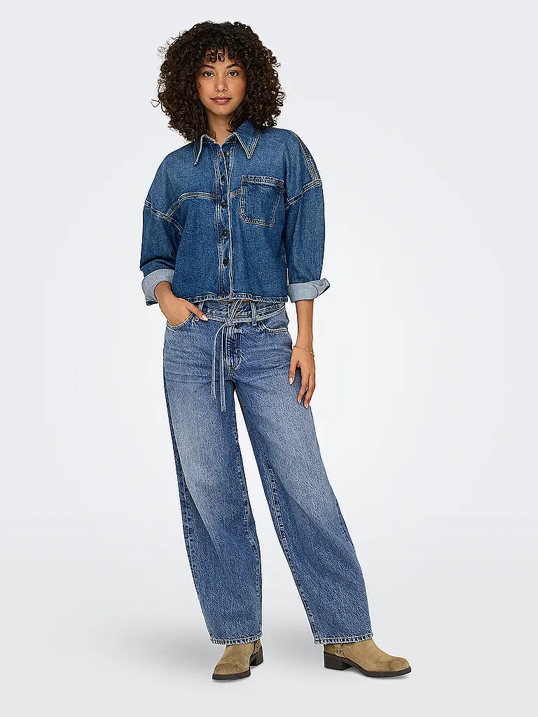 ONLY | Jeans Straight Fit ONLGIANNA | blau