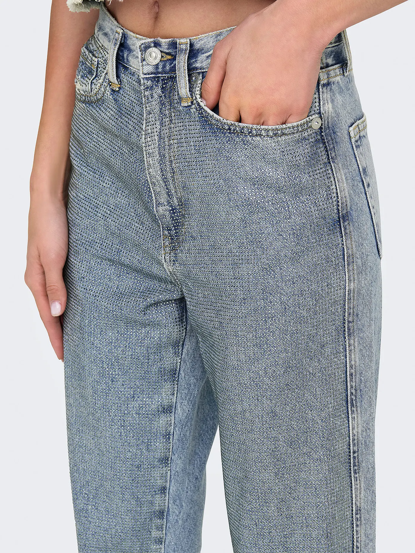 ONLY | Jeans Straight Fit ONLHOLLYWOOD-RILEY | hellblau