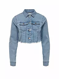 ONLY | Jeansjacke ONLWONDER  Cropped Fit  | hellblau