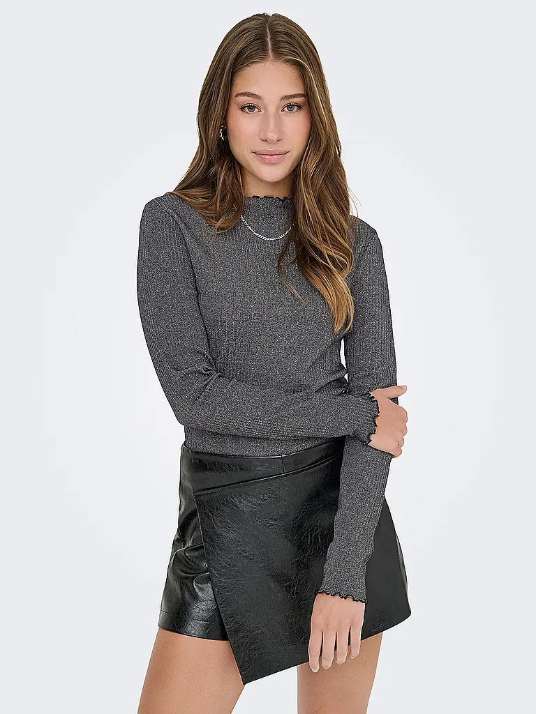 ONLY | Langarmshirt ONLEMMA | schwarz