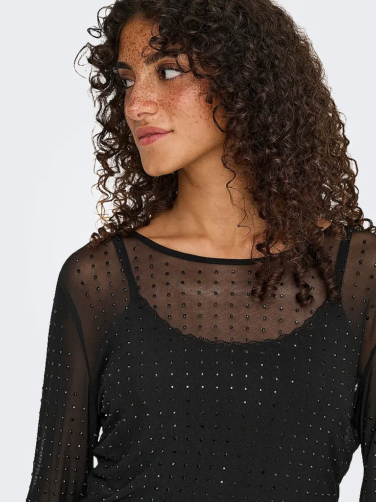 ONLY | Langarmshirt ONLHILEN  | schwarz