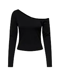 ONLY | Langarmshirt ONLLIVE LOVE LIFE | schwarz