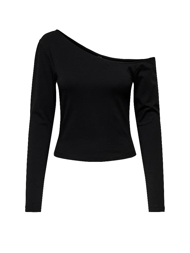 ONLY | Langarmshirt ONLLIVE LOVE LIFE | schwarz