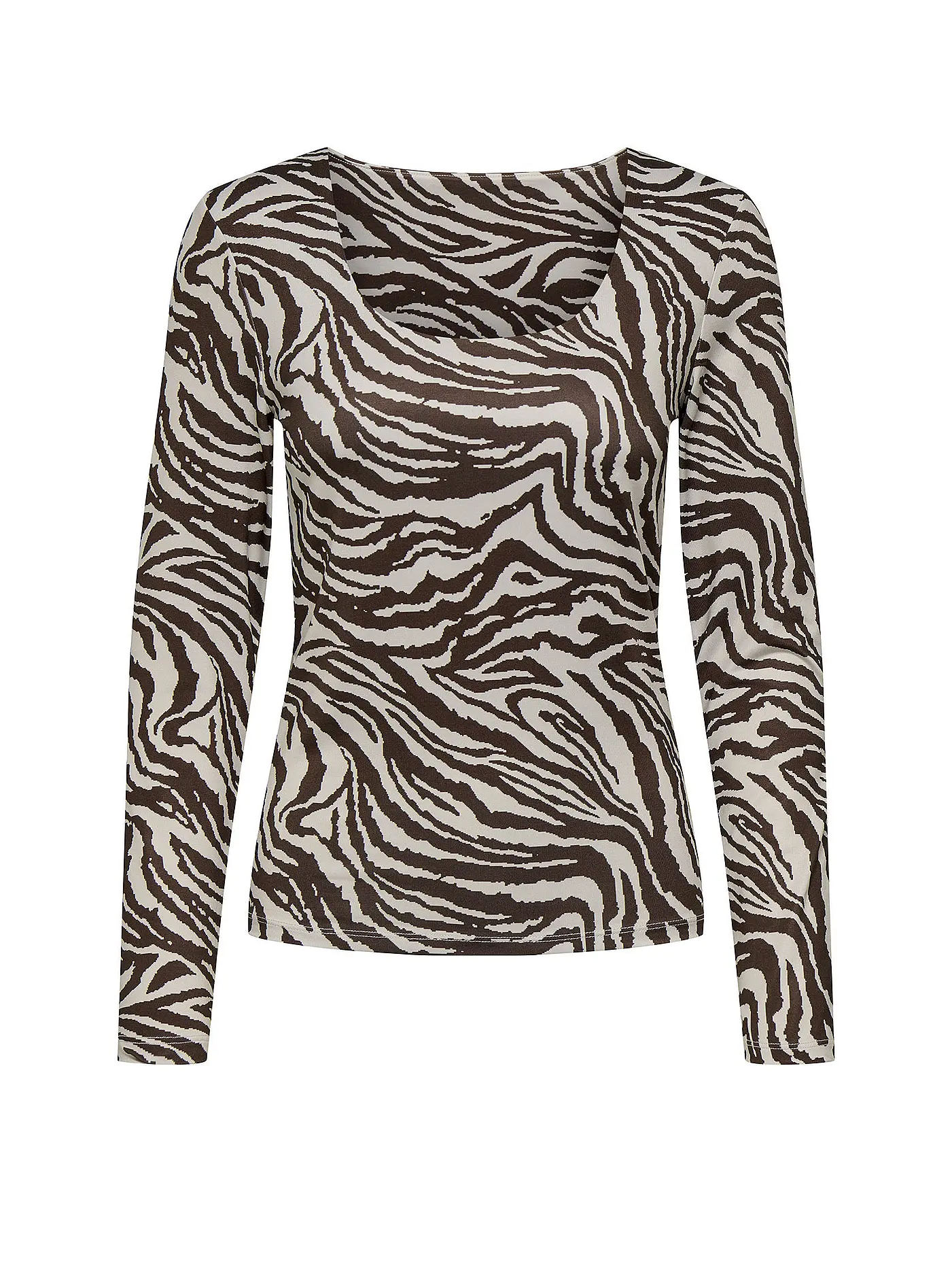 ONLY | Langarmshirt ONLLONE | braun