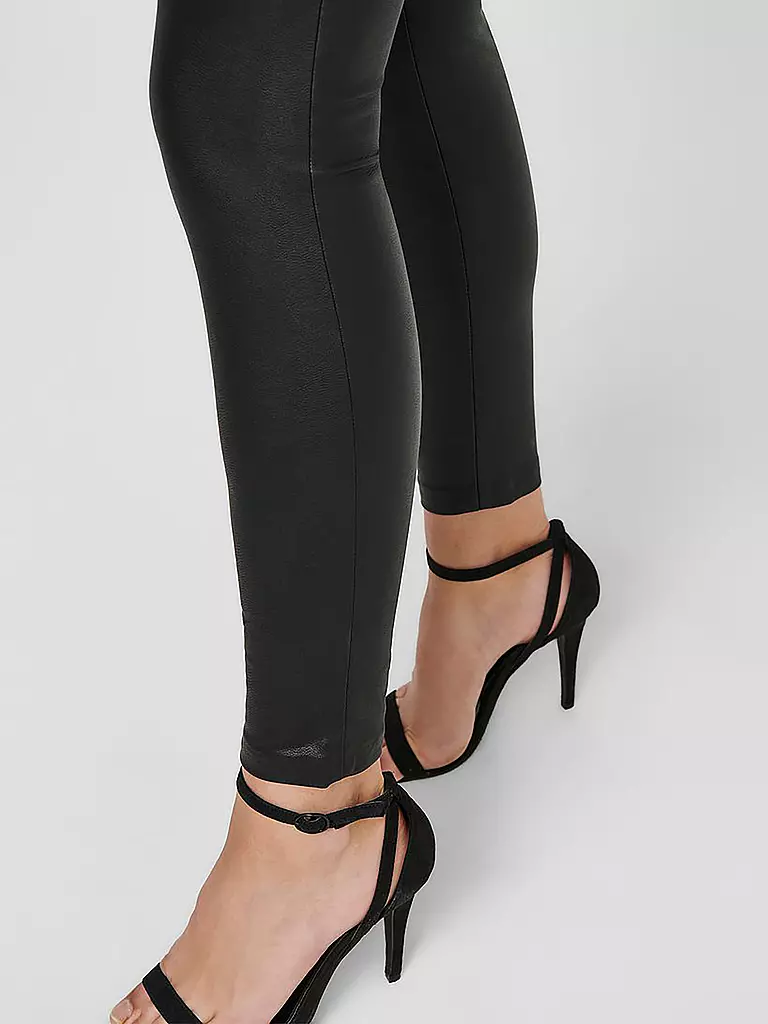ONLY | Lederhose  ONLRACHEL | schwarz