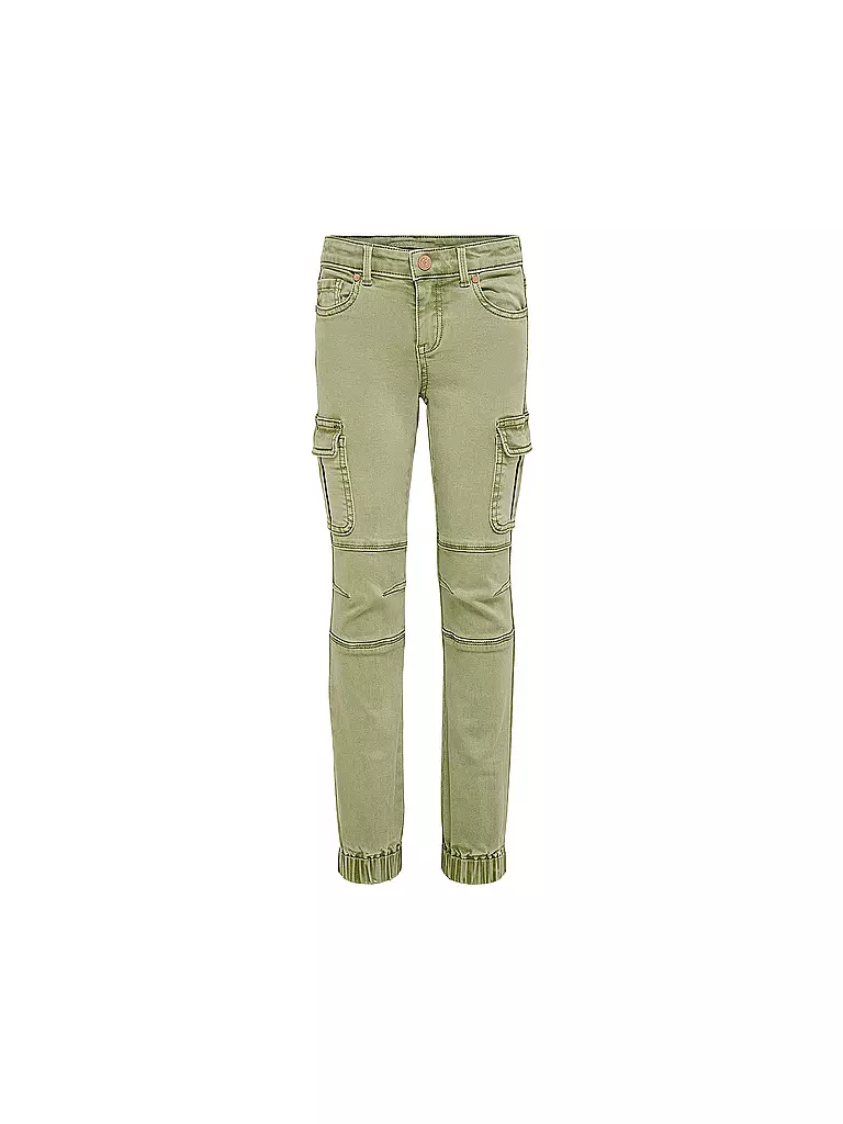 ONLY | Mädchen Cargohose KOGMISSOURI  | olive