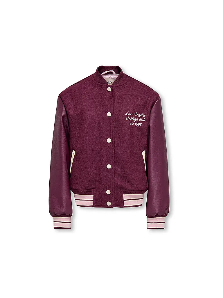 ONLY | Mädchen Jacke KOGWESTCOAST  | dunkelrot