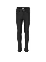 ONLY | Mädchen Jeans in Lederoptik Slim Fit KONROYAL  | schwarz