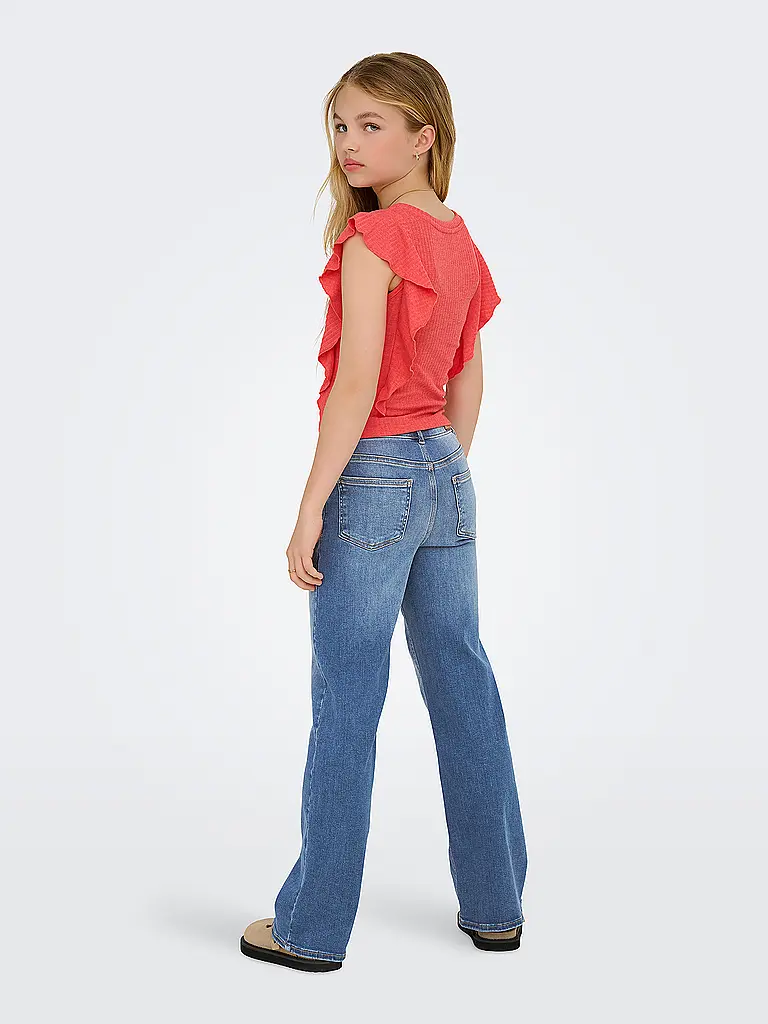 ONLY | Mädchen Jeans Wide Fit  | Blau