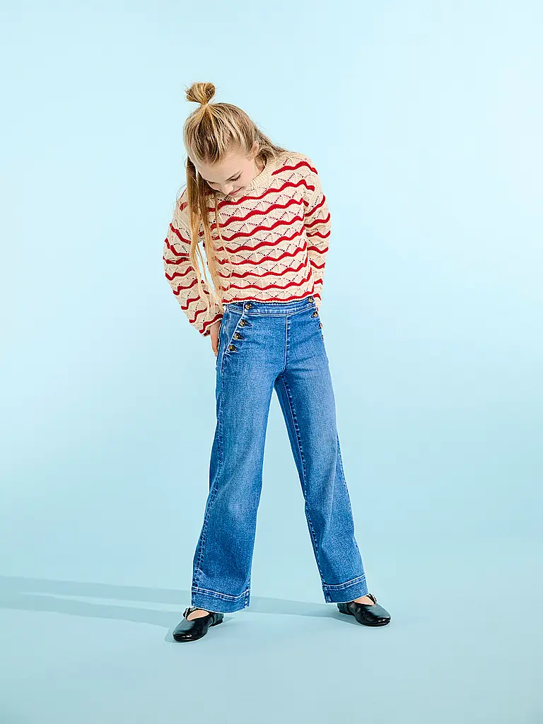 ONLY | Mädchen Jeans Wide Fit KOGMADISON | blau