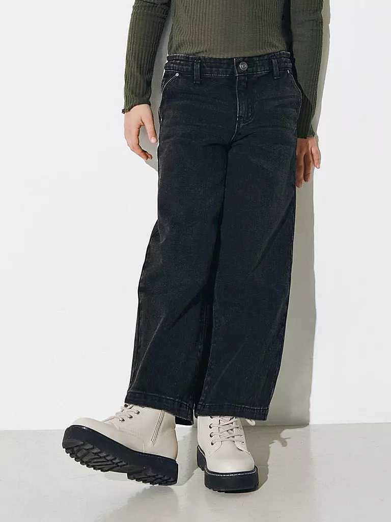 ONLY | Mädchen Jeans Wide Leg  KOGCOMET | schwarz