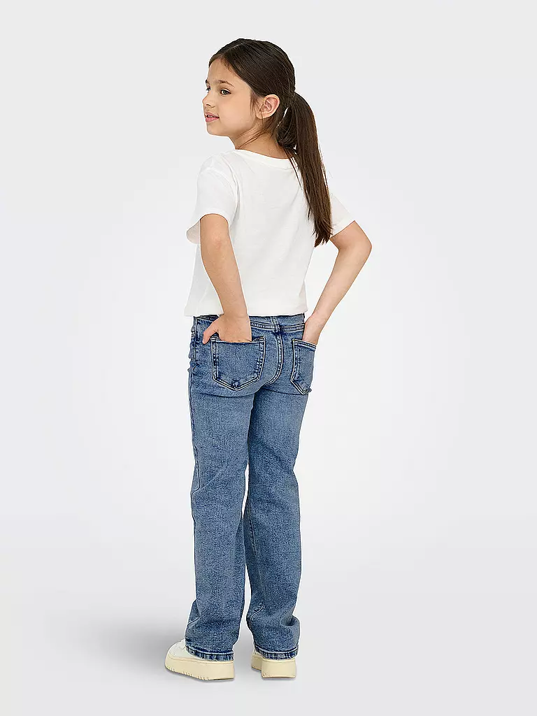 ONLY | Mädchen Jeans Wide Leg KOGJUICY  | hellblau