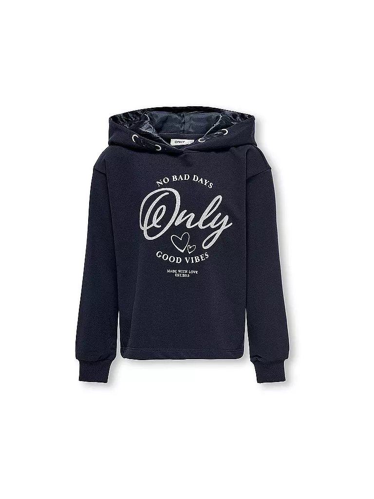 ONLY | Mädchen Kapuzensweater - Hoodie KOGWENDY | dunkelblau