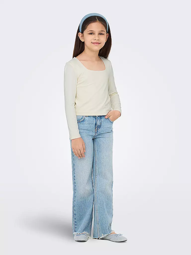 ONLY | Mädchen Langarmshirt KOGEA | weiss