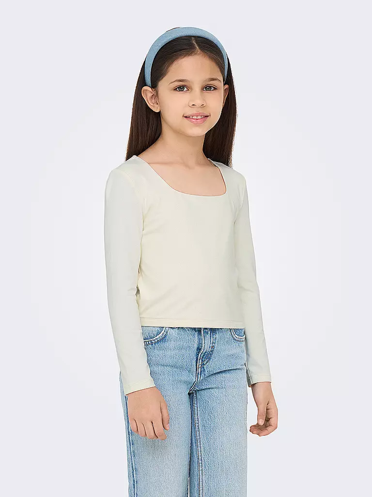 ONLY | Mädchen Langarmshirt KOGEA | weiss