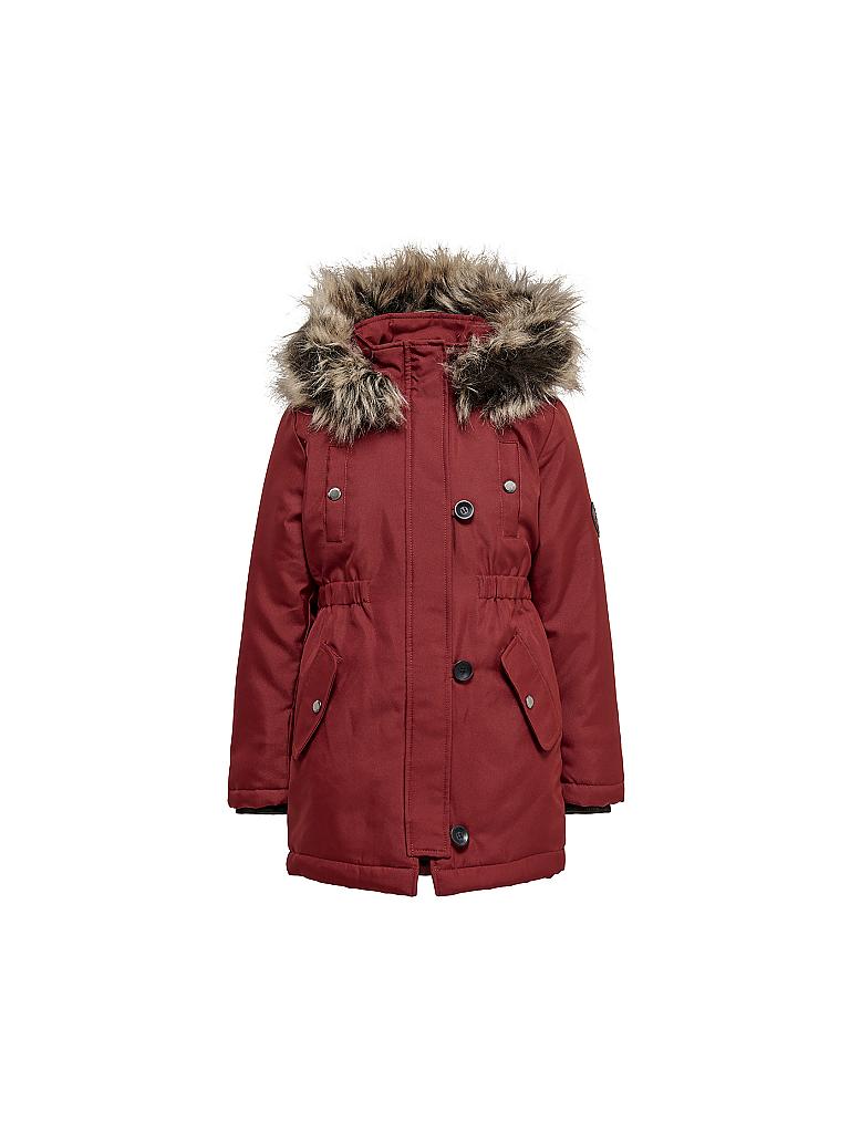 ONLY | Mädchen Parka | rot