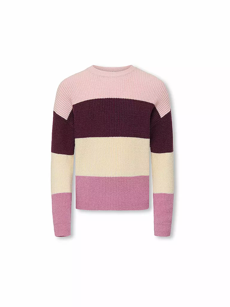 ONLY | Mädchen Pullover KMGSANDY  | dunkelrot