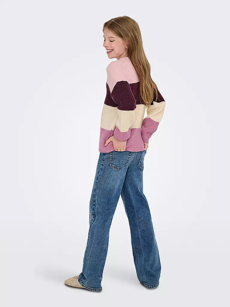 ONLY | Mädchen Pullover KMGSANDY  | dunkelrot