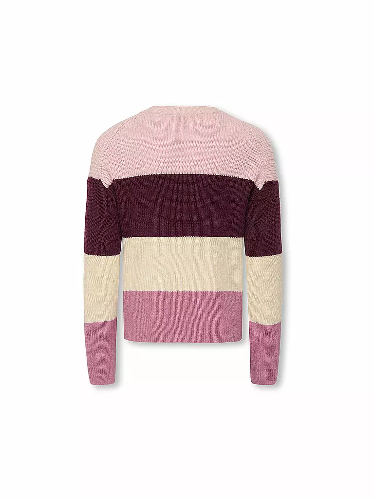 ONLY | Mädchen Pullover KMGSANDY | dunkelrot