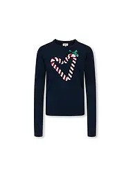 ONLY | Mädchen Pullover KOGXMAS | dunkelblau
