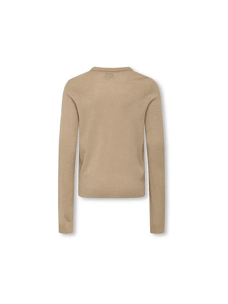 ONLY | Mädchen Pullover KOGXMAS | beige
