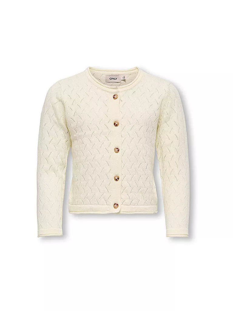 ONLY | Mädchen Strickjacke KMGMEGAN LIFE | creme