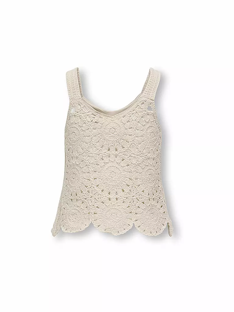 ONLY | Mädchen Stricktop KOGYVONNE  | creme