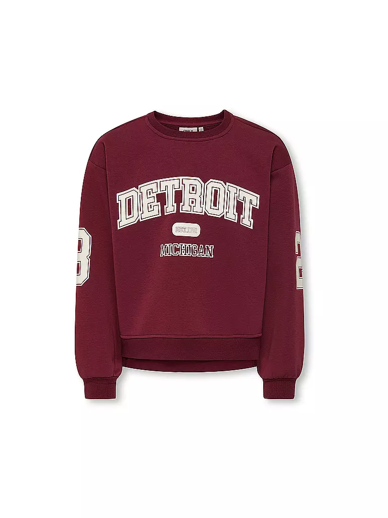 ONLY | Mädchen Sweater KOGVICTORY | dunkelrot