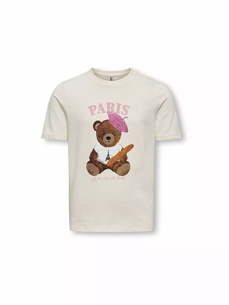 ONLY | Mädchen T-Shirt 	 KOGROSA REG. | weiss