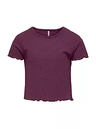 ONLY | Mädchen T-Shirt KOGNELLA | dunkelrot