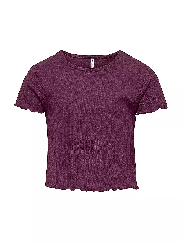 ONLY | Mädchen T-Shirt KOGNELLA | dunkelrot