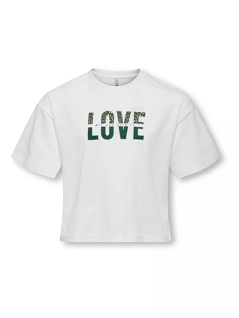 ONLY | Mädchen T-Shirt KOGTANYA | weiss
