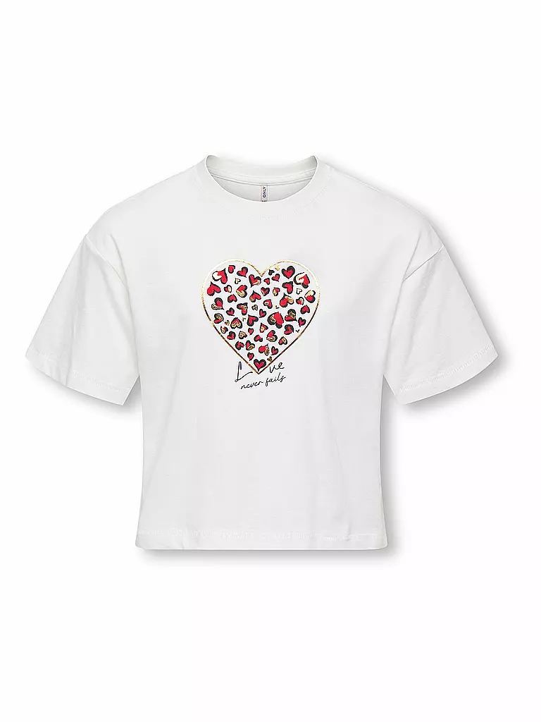 ONLY | Mädchen T-Shirt KOGTANYA | weiss
