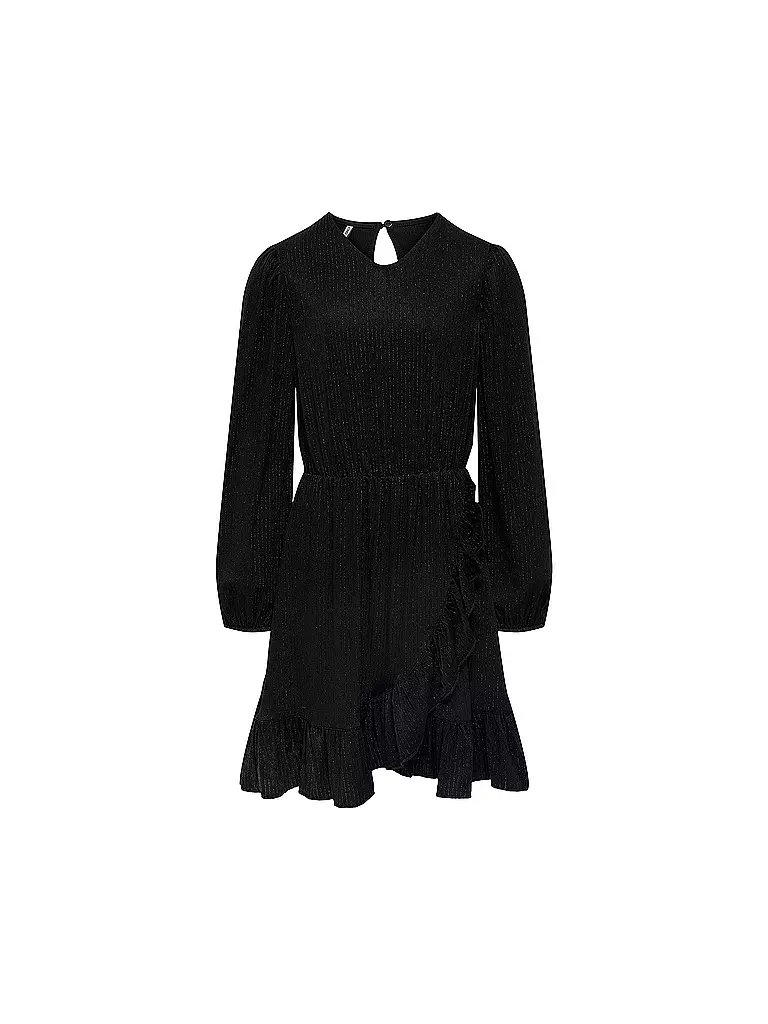 Mädchen Mit Schwarzen Haaren Und Weißem Kleid ONLY Mädchen Kleid KOGCAROL schwarz