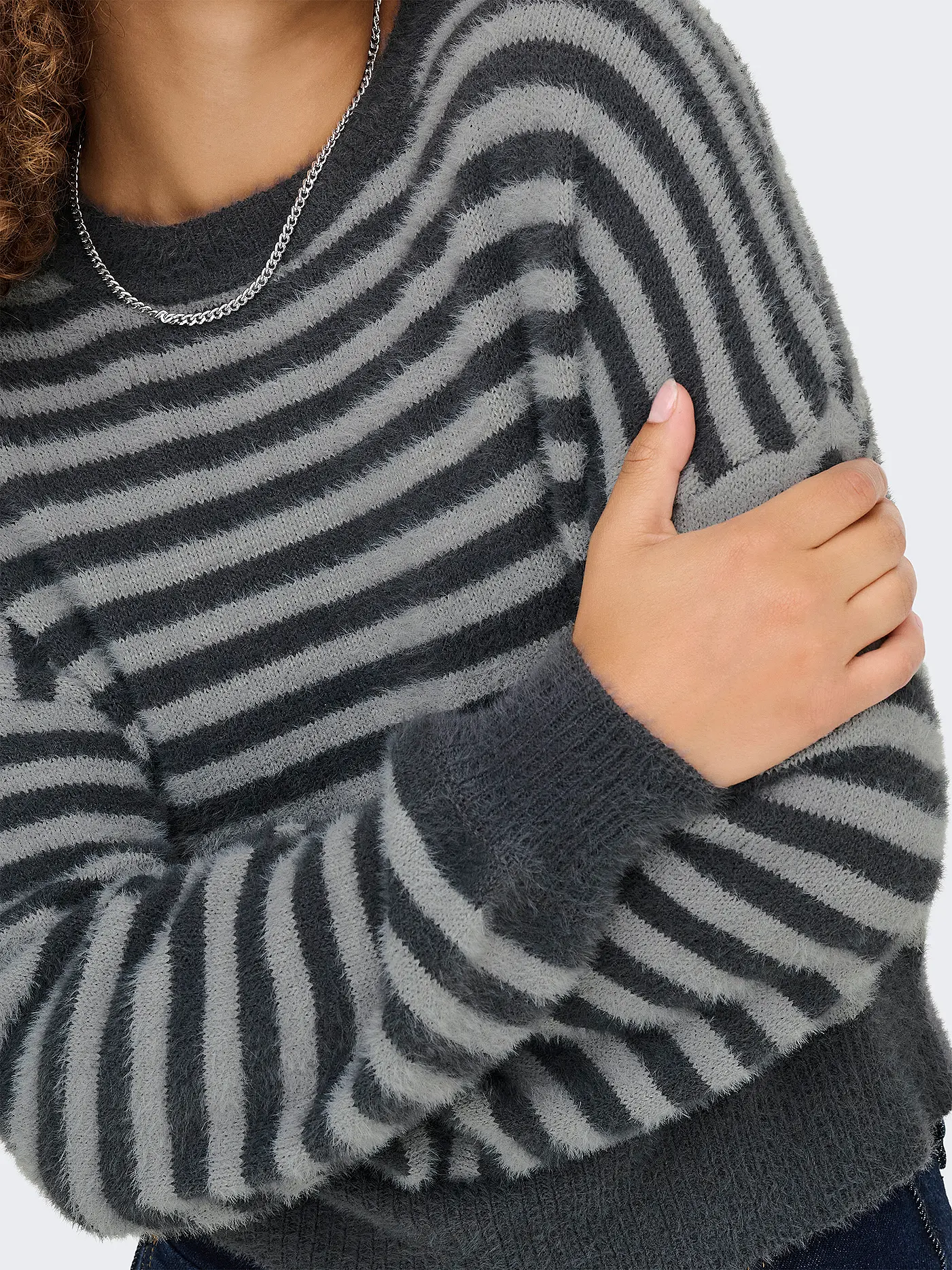 ONLY | Pullover ONLPIUMO | grau